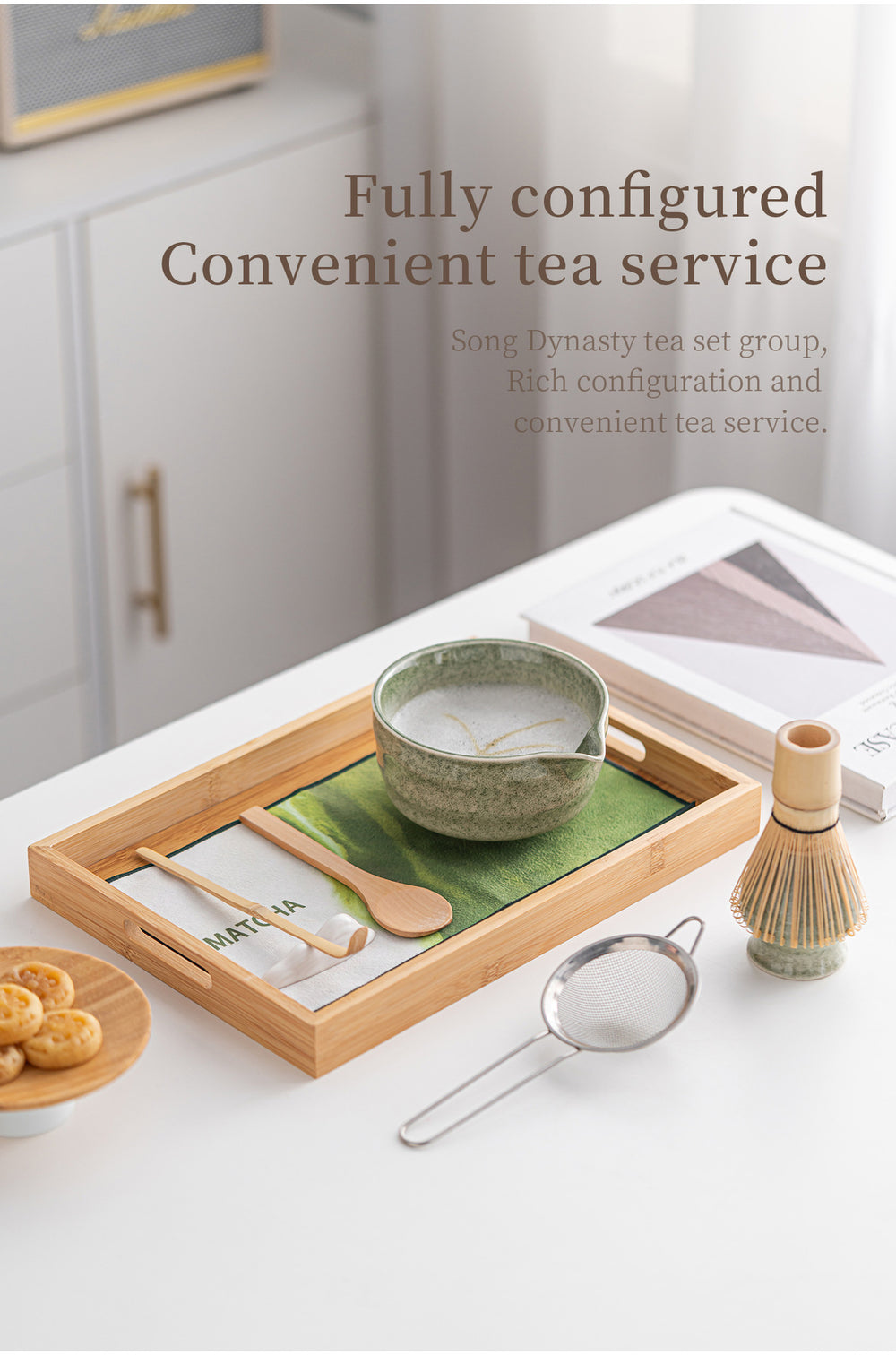 Song Ceremony 8-Piece Set - full tea ceremony layout