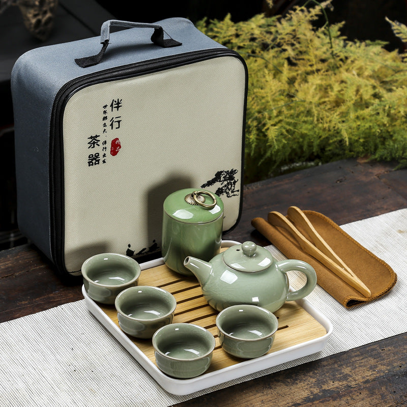 Travel gongfu tea set - carry case and set