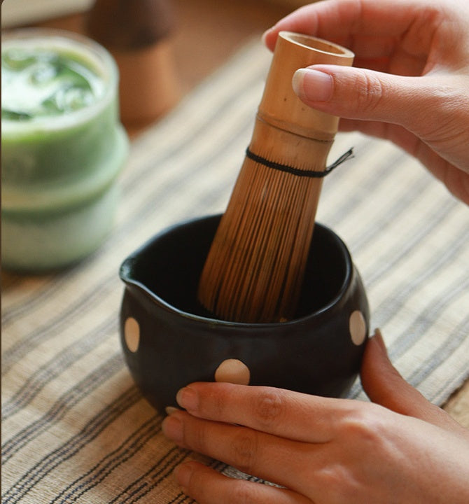 Song Starter lifestyle - whisking matcha by hand