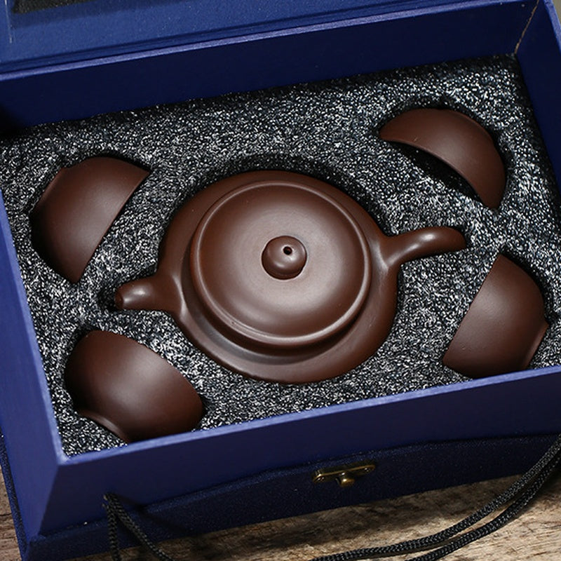 Zisha Teapot Gift Set - detail